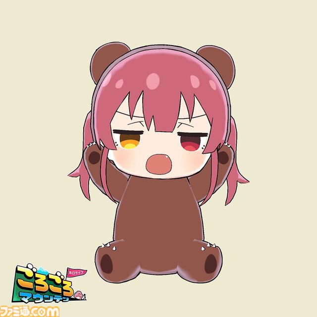 『ホロライブごろごろマウンテン』推しを押し上げる岩おじライクなアクションが本日（7/24）リリース。『お宝マウンテン』との連動特典で“クマリン”が使用可能に