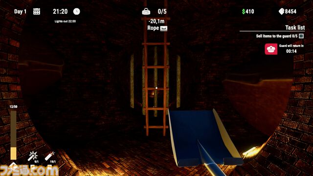 『Prison Escape Simulator: Dig Out』刑務所の床をスプーンでコツコツ掘って脱獄。獄中生活を快適にする牢内のアップグレードやギャンブルもできちゃう脱獄シミュレーターが登場