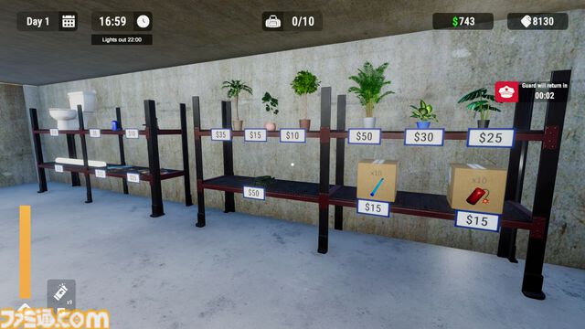『Prison Escape Simulator: Dig Out』刑務所の床をスプーンでコツコツ掘って脱獄。獄中生活を快適にする牢内のアップグレードやギャンブルもできちゃう脱獄シミュレーターが登場
