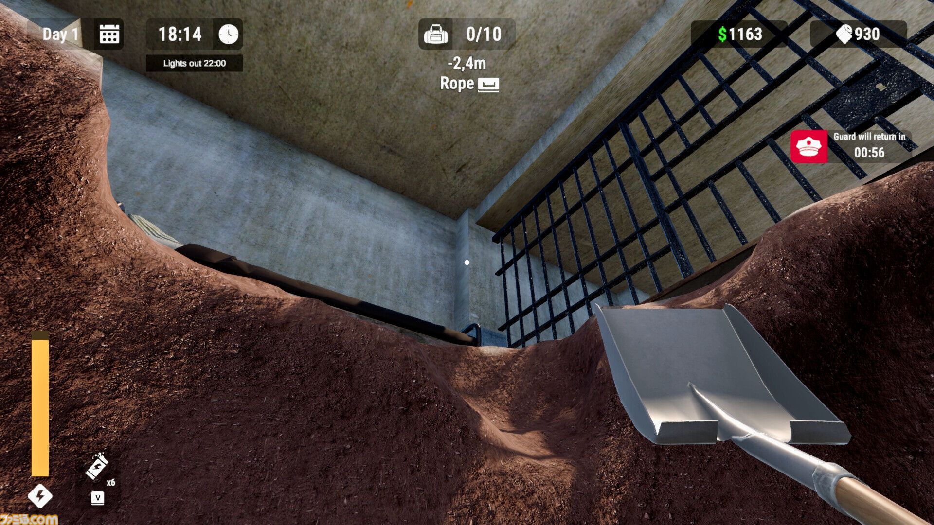 『Prison Escape Simulator: Dig Out』刑務所の床をスプーンでコツコツ掘って脱獄。獄中生活を快適にする牢内のアップグレードやギャンブルもできちゃう脱獄シミュレーターが登場