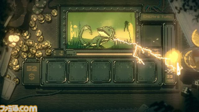 『SLOTS & DAGGERS』スロットの出目で戦うローグライトスロットゲームSteamページ公開。最強のスロット台を作り上げ、勘と目押しでモンスターを倒せ