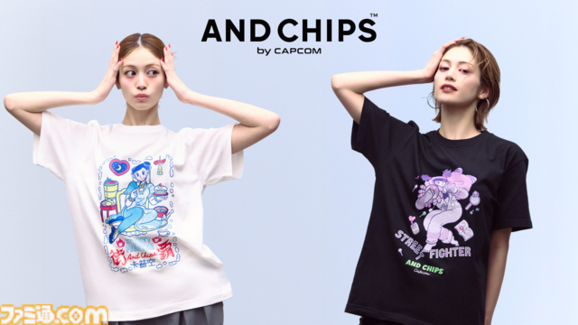 『ストリートファイター6』春麗とジュリがデザインされたポップでキュートなアパレルアイテムが登場。Tシャツやグラス、ラウンドトートがラインアップ