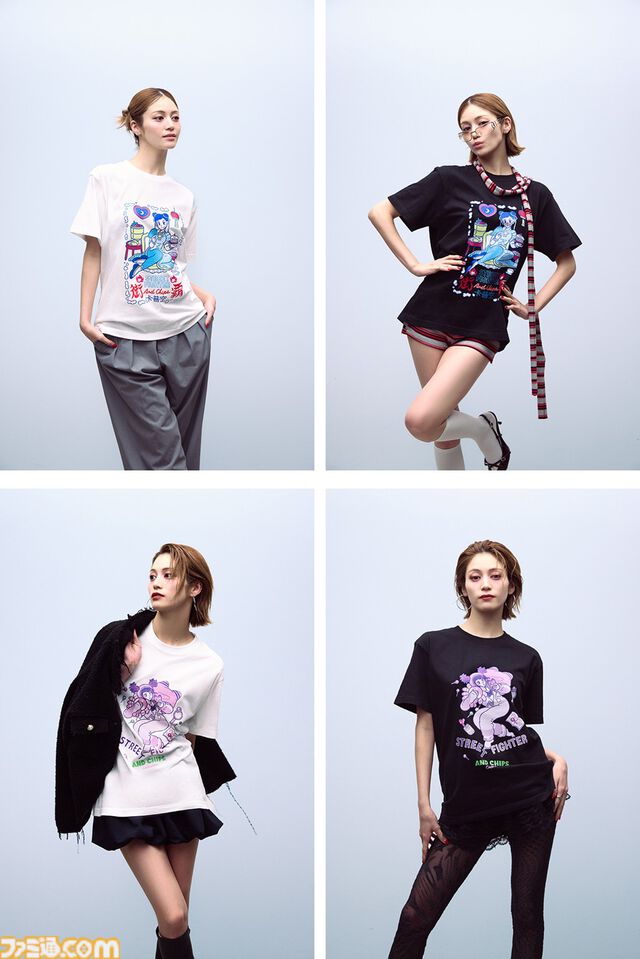 『ストリートファイター6』春麗とジュリがデザインされたポップでキュートなアパレルアイテムが登場。Tシャツやグラス、ラウンドトートがラインアップ