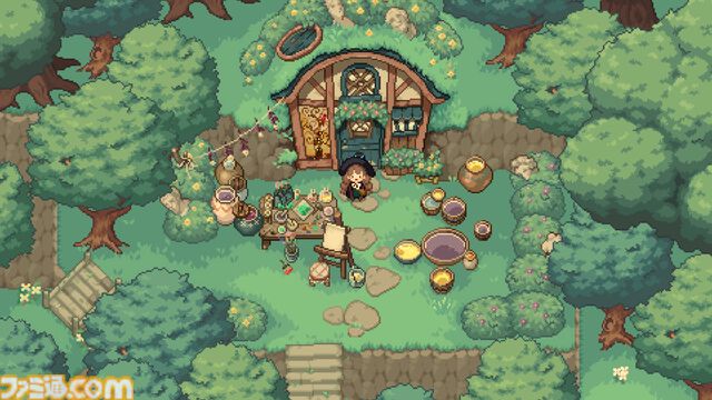 『リトルウィッチ イン ザ ウッズ』見習い魔女の癒し系アドベンチャーが9月4日正式リリース。魔法薬調合から釣り、ネコとのふれあいまで