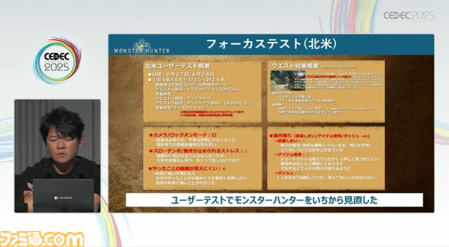 『モンハン』の辻本Pによる基調講演。『モンハン』シリーズ21年の歩みと、これまでの継続で生まれたさまざまな思いと工夫、そして仕掛けとは？【CEDEC2025】