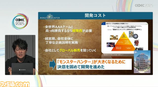 『モンハン』の辻本Pによる基調講演。『モンハン』シリーズ21年の歩みと、これまでの継続で生まれたさまざまな思いと工夫、そして仕掛けとは？【CEDEC2025】