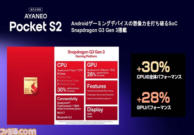 ハンドヘルドタイプのAndroidゲーミングデバイス“AYANEO POCKET S2”が9月下旬発売に。大容量バッテリーだから3Dのゲームもたっぷり遊べる