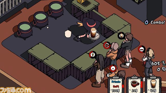 『HIPS N' NOSES』カートゥーン調デザインがかわいいカフェ経営シミュ。夜は夢の世界で戦うアクションゲームに。韓国インディースタジオの新作発表