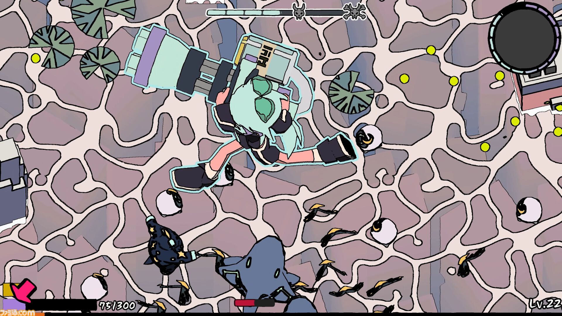 『HIPS N' NOSES』カートゥーン調デザインがかわいいカフェ経営シミュ。夜は夢の世界で戦うアクションゲームに。韓国インディースタジオの新作発表