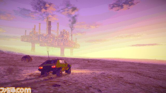 『FUMES』世紀末な荒野を爆走しつつ銃を撃ちまくる爽快感バツグンのカーコンバットアクションが7月28日にリリース。ドットなテイストのグラフィックもクセになるレトロ感