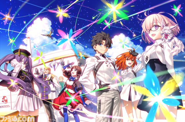 『FGO』10周年特集号のファミ通表紙イラストが解禁。武内崇氏が描き下ろした、カルデア一行が“星”を見上げる第2部 終章前の一幕
