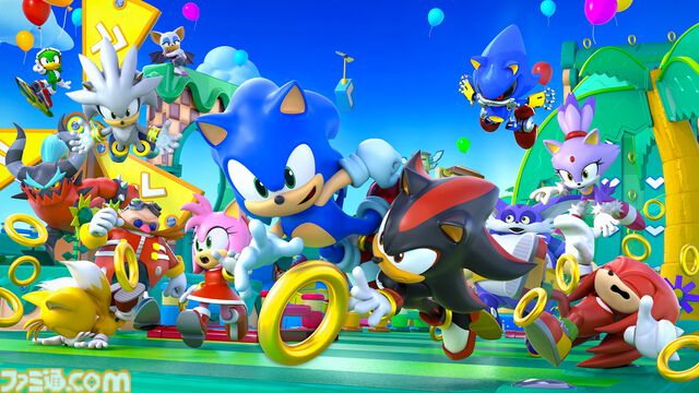 スマホ向けゲーム『ソニックランブル』が今冬に配信決定。32人で3つのステージで競い合い、最後のひとりを目指すパーティーロワイヤルゲーム