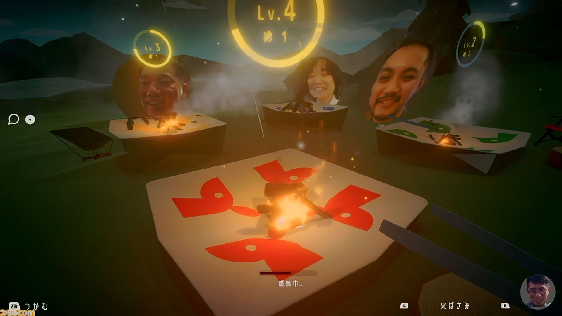 『チルっと焚き火ソン』配信開始。ひたすら火の世話をする、オインクゲームズの焚き火シミュレーター【Nintendo Direct】