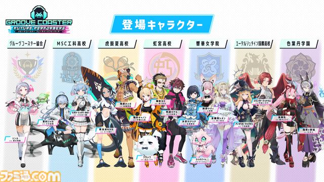 【グルコス新作】『グルーヴコースター フューチャーパフォーマーズ』タイトー音ゲー新作がSwitchで発売。横置きフル画面の演奏、有名曲も多数収録
