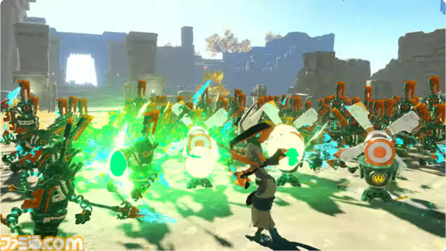 『ゼルダ無双 封印戦記』新PVが公開。ゲルド族の新キャラにミネルのゴーレムらしき姿も【Nintendo Direct】