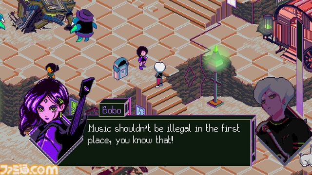 『Keylocker』Epic Gamesストアで無料配布中。音楽の力でサイバーパンクなディストピア社会に抗うターン制リズムRPG。『ピルグリム』もあわせて無料に