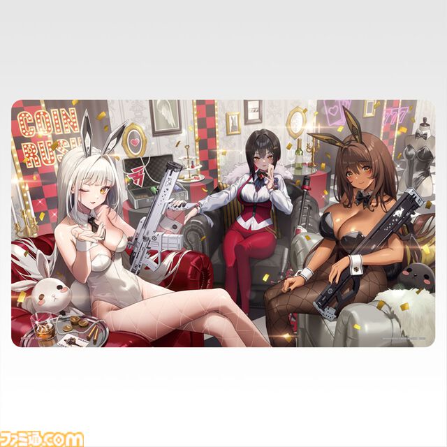 『勝利の女神：NIKKE』バニー衣装グッズが当たる一番くじが本日（8/2）発売。ブラン、ノワール、ソーダの魅惑的なフィギュアは紳士必見の出来栄え