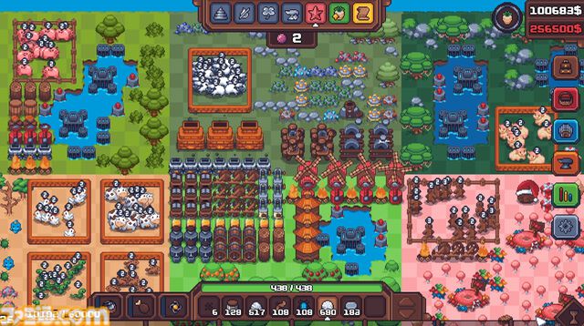 『農場ローグライク: リバース』クリックだけでこなせる効率重視の超高速農作業シムが本日（8/1）発売。どんどん上昇していく賃貸料支払いのため金儲け