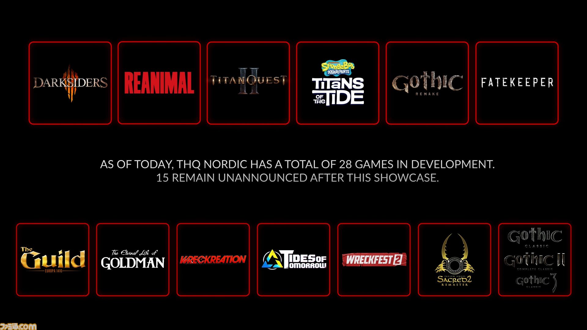 『ダークサイダーズ4』が正式発表。『スポンジ・ボブ』の新作が11月18日発売に。『REANIMAL』や『Gothic 1 Remake』の最新映像も公開【THQ Nordicデジタルショーケース2025】