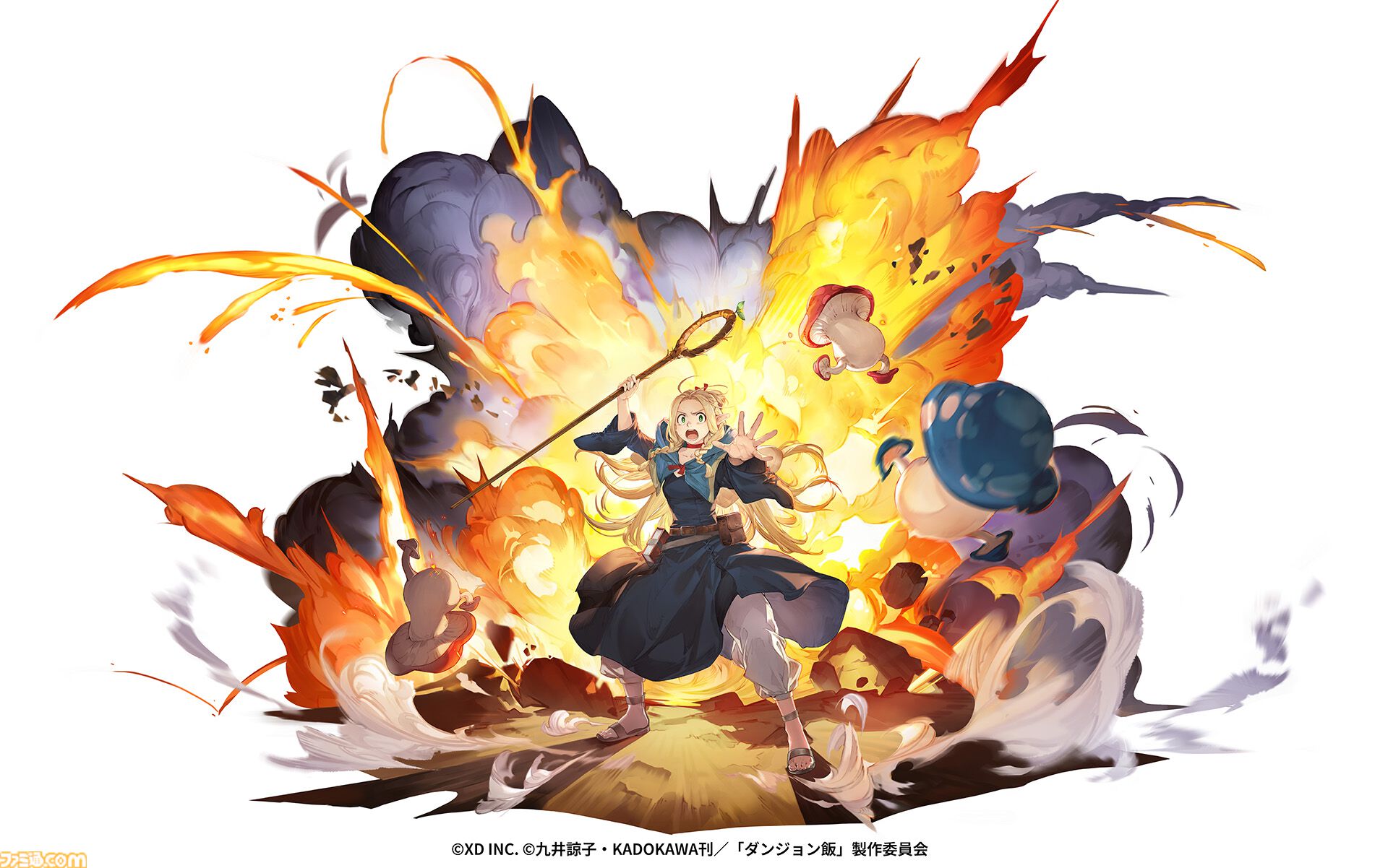 『鈴蘭の剣』×『ダンジョン飯』コラボイベントが8月29日スタート。マルシル、ファリン、センシがプレイアブルで登場、攫われた仲間を助けるためにライオス一行と傭兵団が共闘