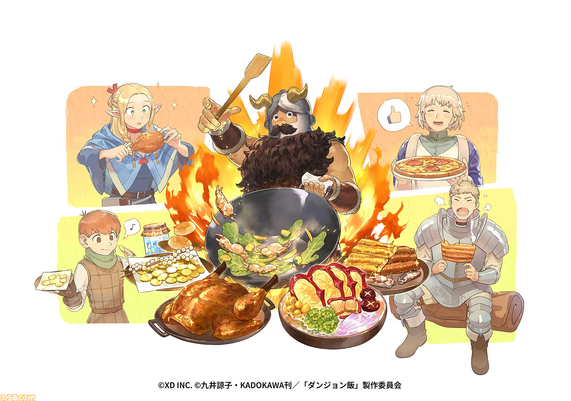 『鈴蘭の剣』×『ダンジョン飯』コラボイベントが8月29日スタート。マルシル、ファリン、センシがプレイアブルで登場、攫われた仲間を助けるためにライオス一行と傭兵団が共闘