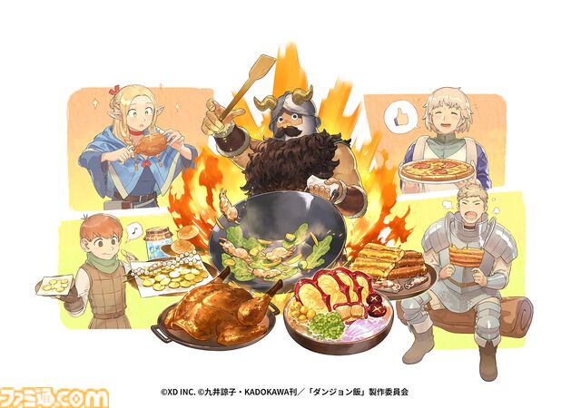 『鈴蘭の剣』×『ダンジョン飯』コラボイベントが8月29日スタート。マルシル、ファリン、センシがプレイアブルで登場、攫われた仲間を助けるためにライオス一行と傭兵団が共闘