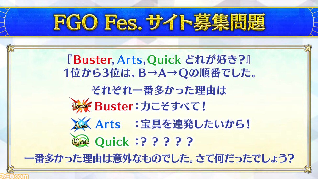 【FGOクイズ】この難問、何問わかる？ 10周年フェス“データバトル”ステージで出題された問題と答えを一挙紹介【Fate/Grand Order】
