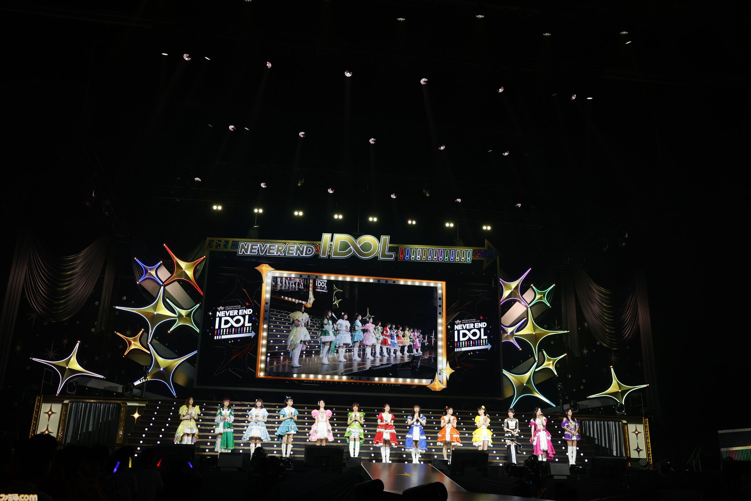 『アイマス』765単独公演“NEI”Day1リポート。新旧パリエーション豊富なラインアップでライブ初披露曲も盛りだくさん。全力でプロデューサーを楽しませ泣かせるアイドルたち！