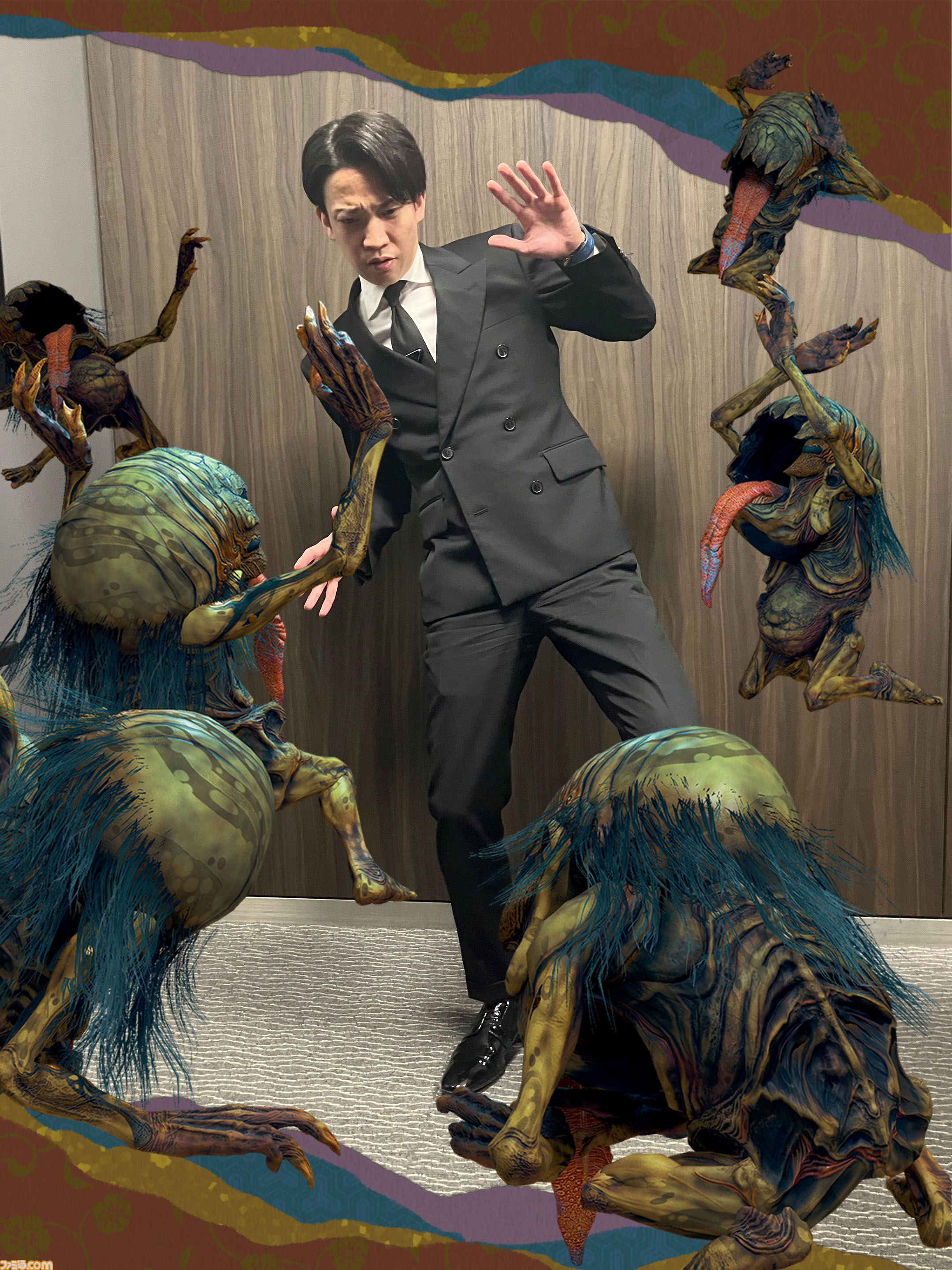 『祇（くにつがみ）』×“西山ダディダディ”のコラボ動画が公開。宗や世代、動物たちとともに西山ダディダディ本人が踊るカオスな内容に