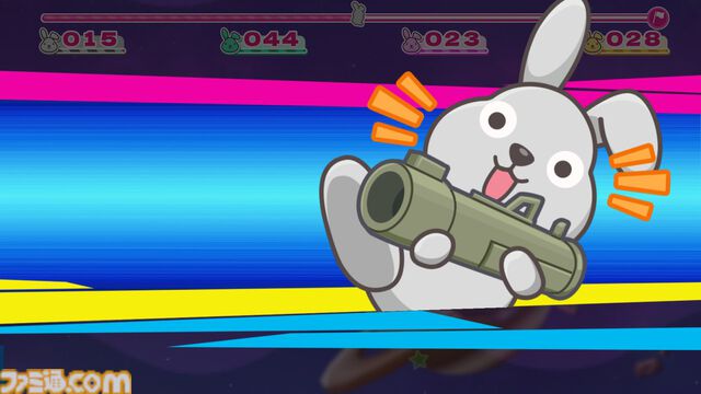 『ラッピーゲームス』TBSの朝番組“ラヴィット！”のマスコットがまさかのゲームに。ラッピーを操作してハートを集める対戦アクション