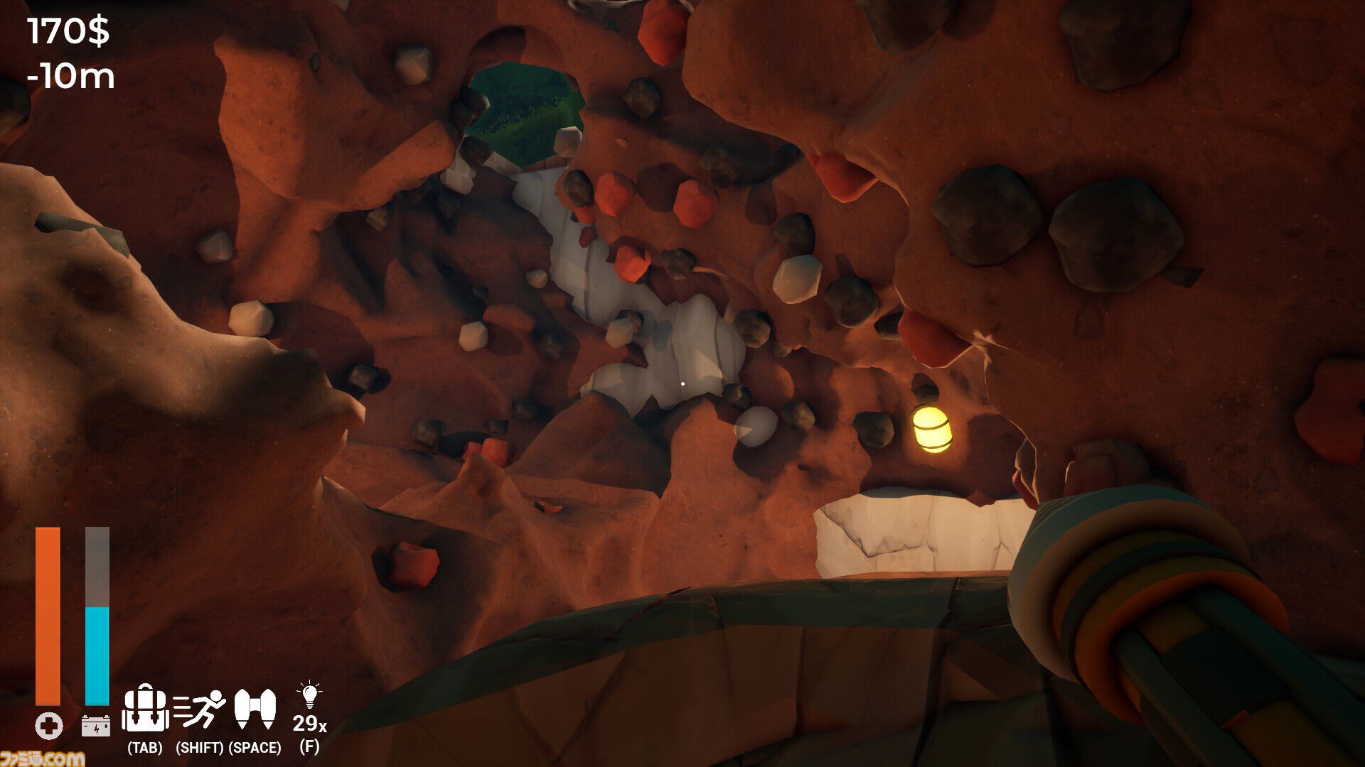 『A Game About Digging A Hole』“非常に好評”な穴掘りゲーが100万本突破。やたら資源豊富な自宅の庭に隠された秘密とは