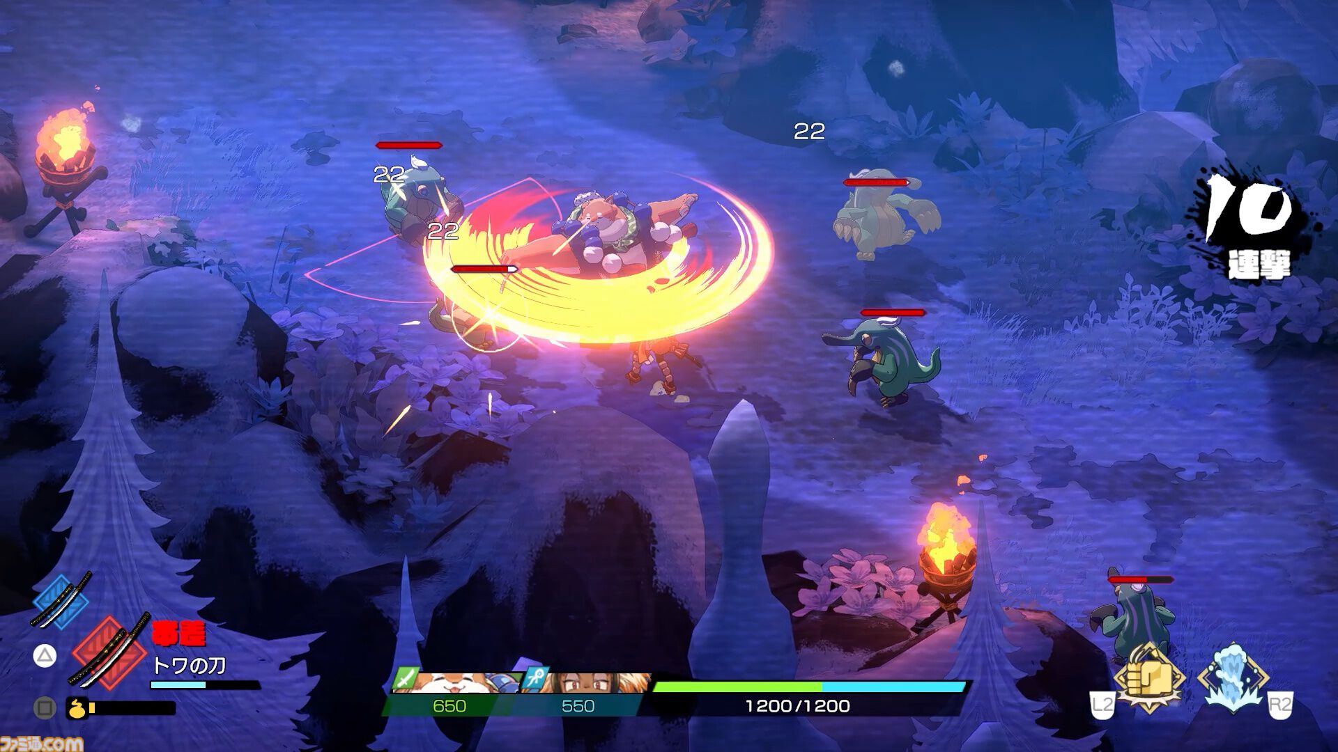 『トワと神樹の祈り子たち』体験版が8月18日に配信、ストーリー序章からダンジョン探索が楽しめる。ムツミやバンプクのアクション、ダンジョンや特殊部屋などの最新情報も公開