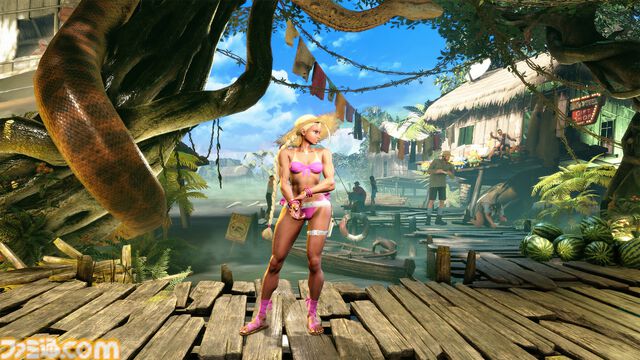『スト6』水着コス“Outfit 4”のプレイ映像公開。ルーク、ジェイミー、キンバリー、マノン、A.K.I.、キャミィ、春麗の7キャラは8月5日16時より配信