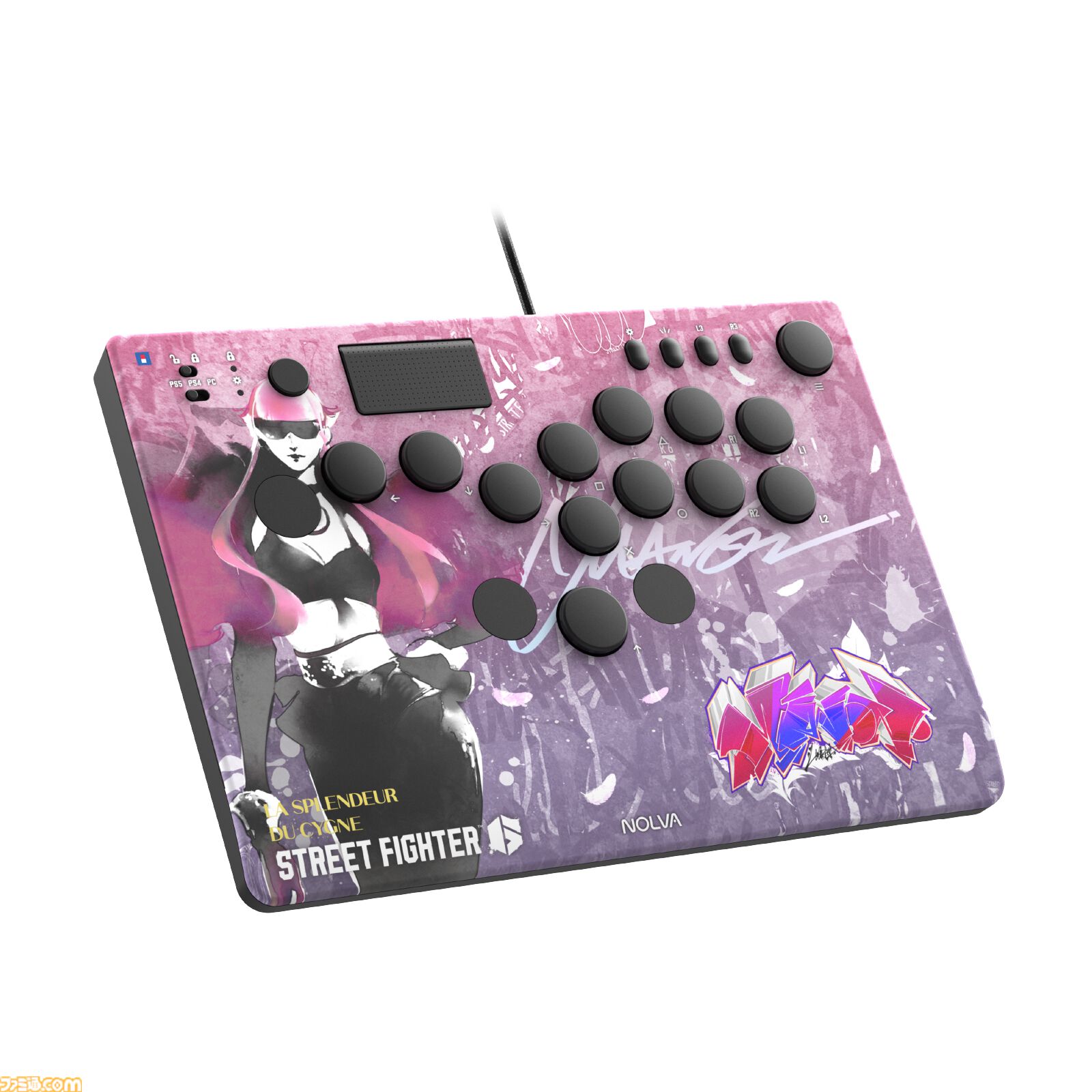 【スト6】キャラがダイナミックにデザインされたPS5・PC向けレバーレスコントローラーがホリより発売。ルークやキャミィ、春麗など全10キャラがラインアップ