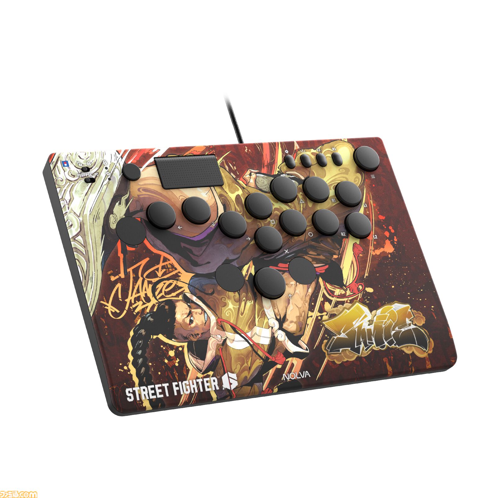 【スト6】キャラがダイナミックにデザインされたPS5・PC向けレバーレスコントローラーがホリより発売。ルークやキャミィ、春麗など全10キャラがラインアップ