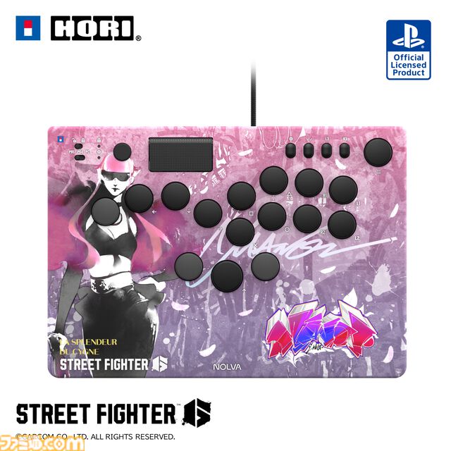 【スト6】キャラがダイナミックにデザインされたPS5・PC向けレバーレスコントローラーがホリより発売。ルークやキャミィ、春麗など全10キャラがラインアップ