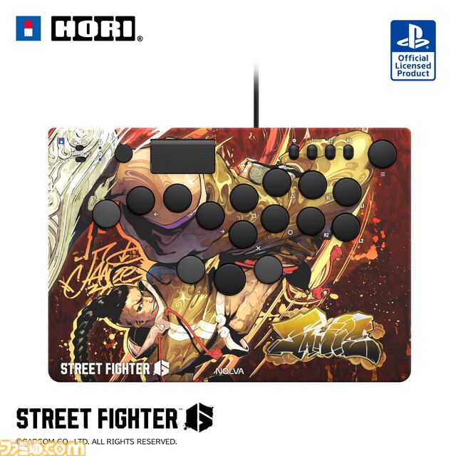 【スト6】キャラがダイナミックにデザインされたPS5・PC向けレバーレスコントローラーがホリより発売。ルークやキャミィ、春麗など全10キャラがラインアップ