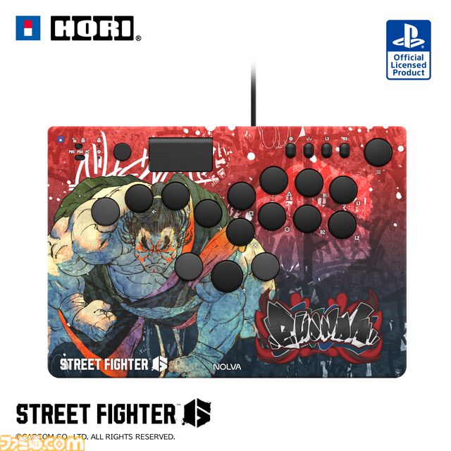 【スト6】キャラがダイナミックにデザインされたPS5・PC向けレバーレスコントローラーがホリより発売。ルークやキャミィ、春麗など全10キャラがラインアップ