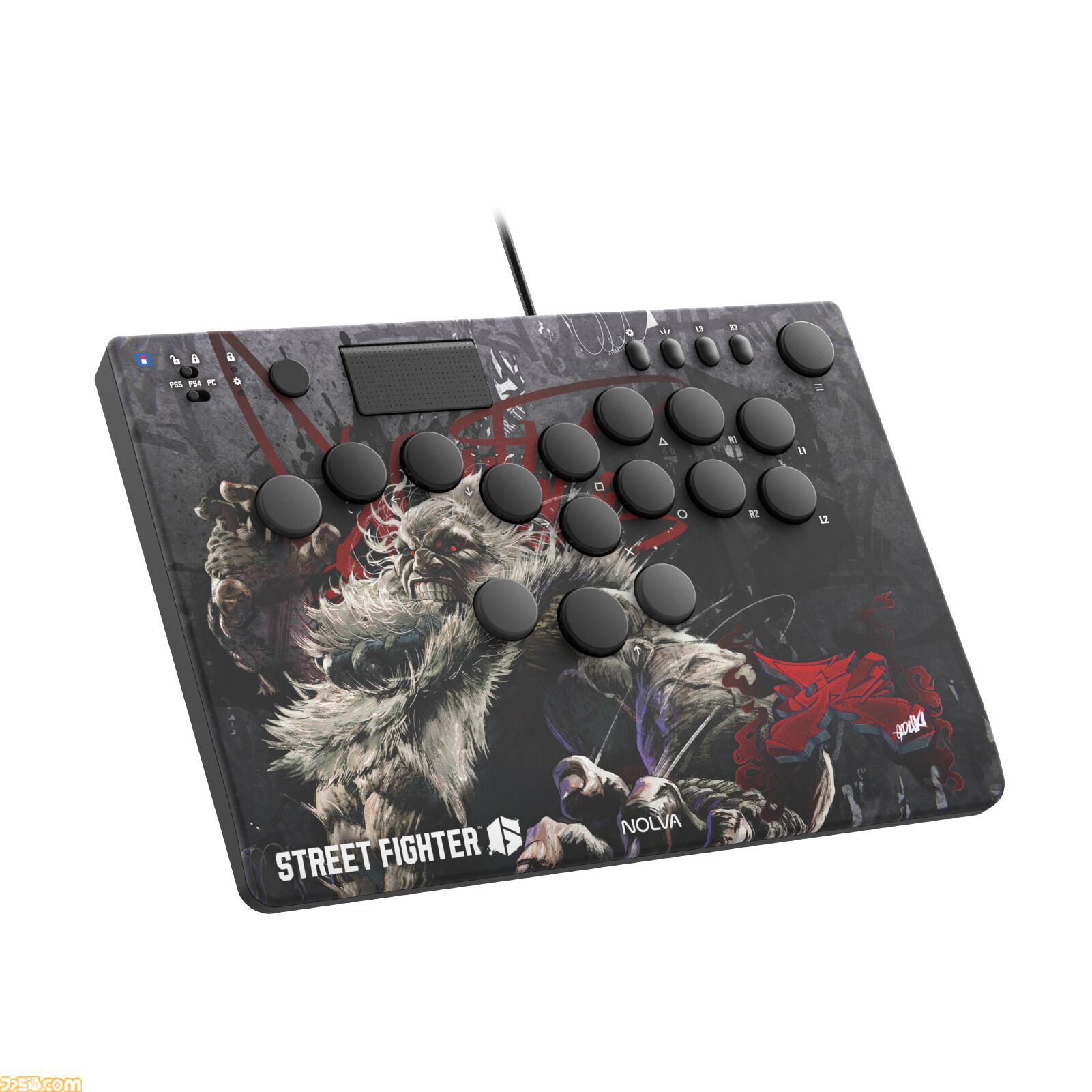 スト6】キャラがダイナミックにデザインされたPS5・PC向けレバー