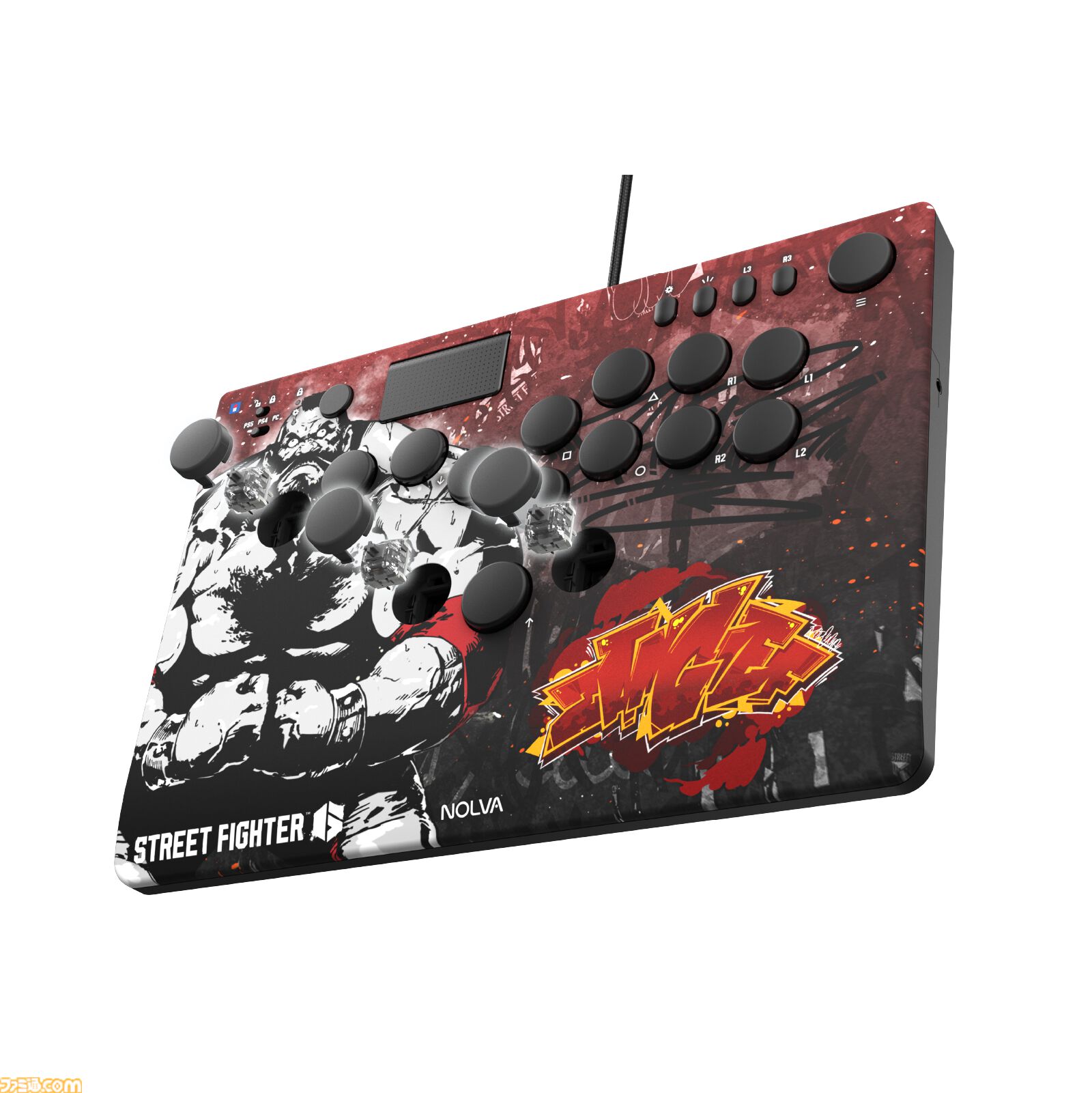 【スト6】キャラがダイナミックにデザインされたPS5・PC向けレバーレスコントローラーがホリより発売。ルークやキャミィ、春麗など全10キャラがラインアップ