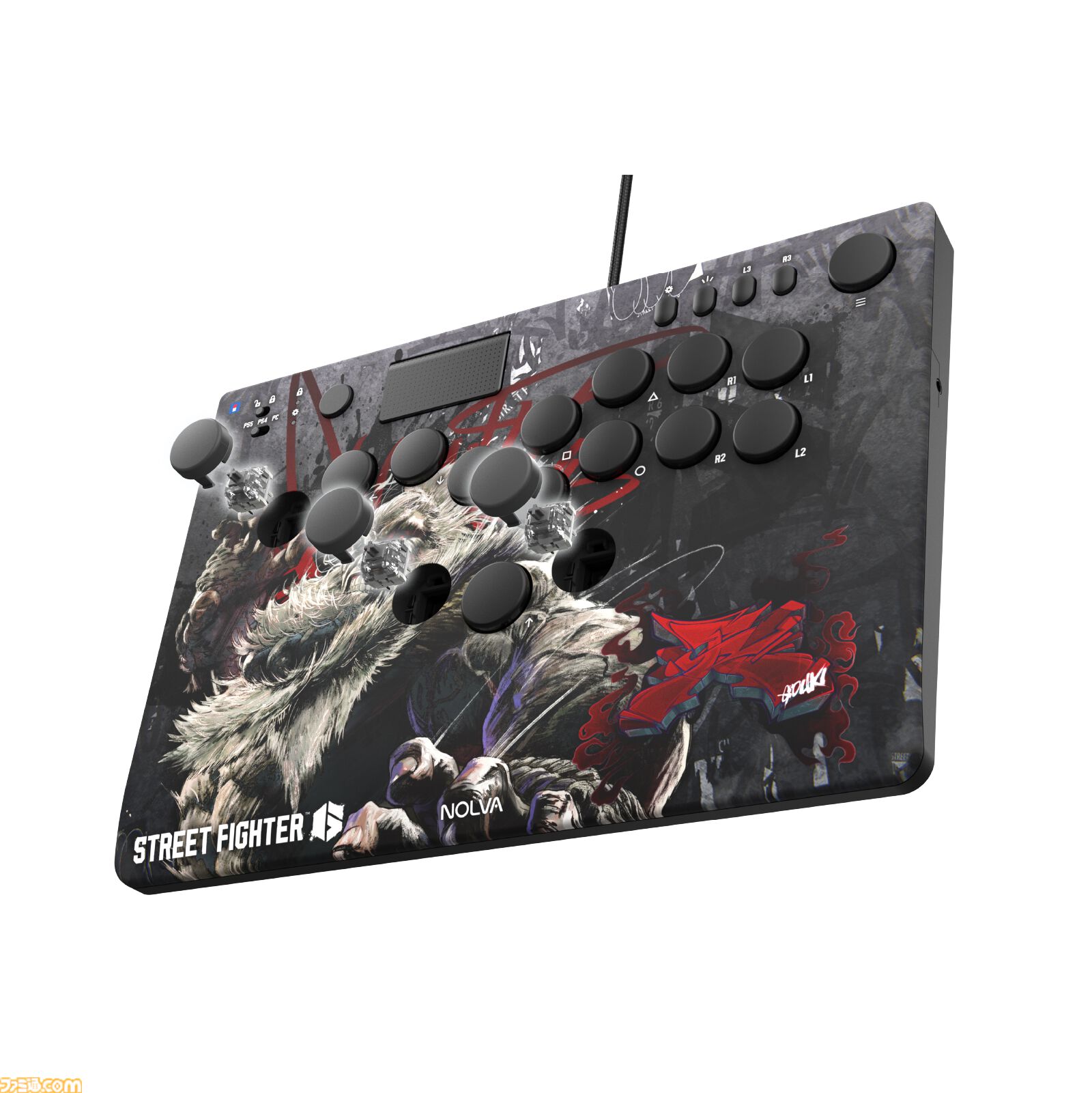 【スト6】キャラがダイナミックにデザインされたPS5・PC向けレバーレスコントローラーがホリより発売。ルークやキャミィ、春麗など全10キャラがラインアップ