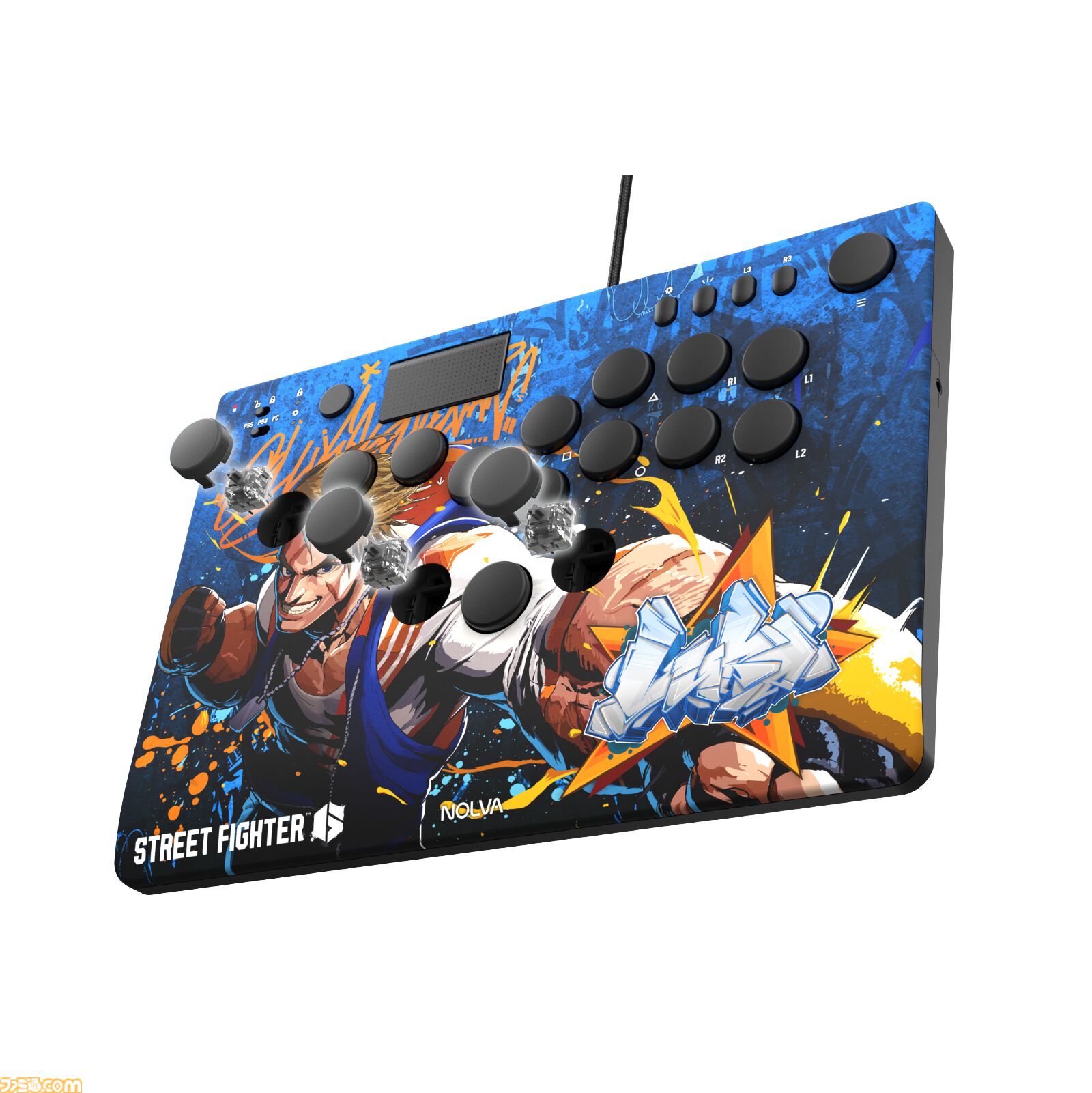 【スト6】キャラがダイナミックにデザインされたPS5・PC向けレバーレスコントローラーがホリより発売。ルークやキャミィ、春麗など全10キャラがラインアップ