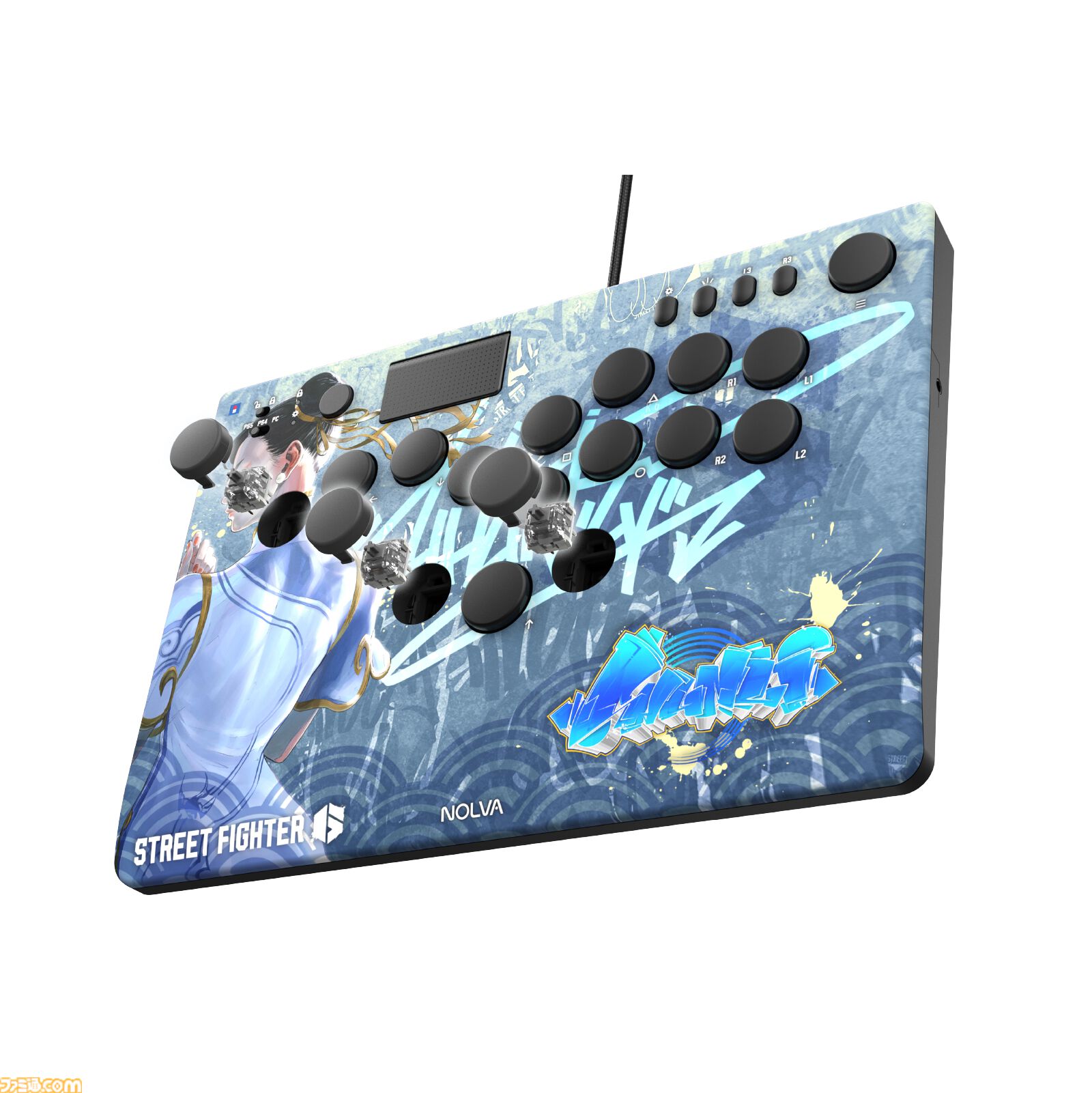 【スト6】キャラがダイナミックにデザインされたPS5・PC向けレバーレスコントローラーがホリより発売。ルークやキャミィ、春麗など全10キャラがラインアップ