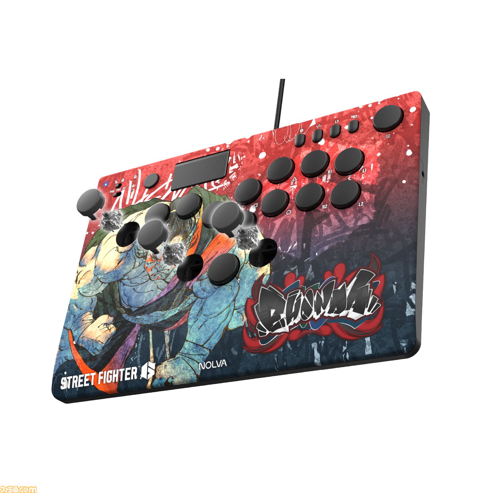 【スト6】キャラがダイナミックにデザインされたPS5・PC向けレバーレスコントローラーがホリより発売。ルークやキャミィ、春麗など全10キャラがラインアップ