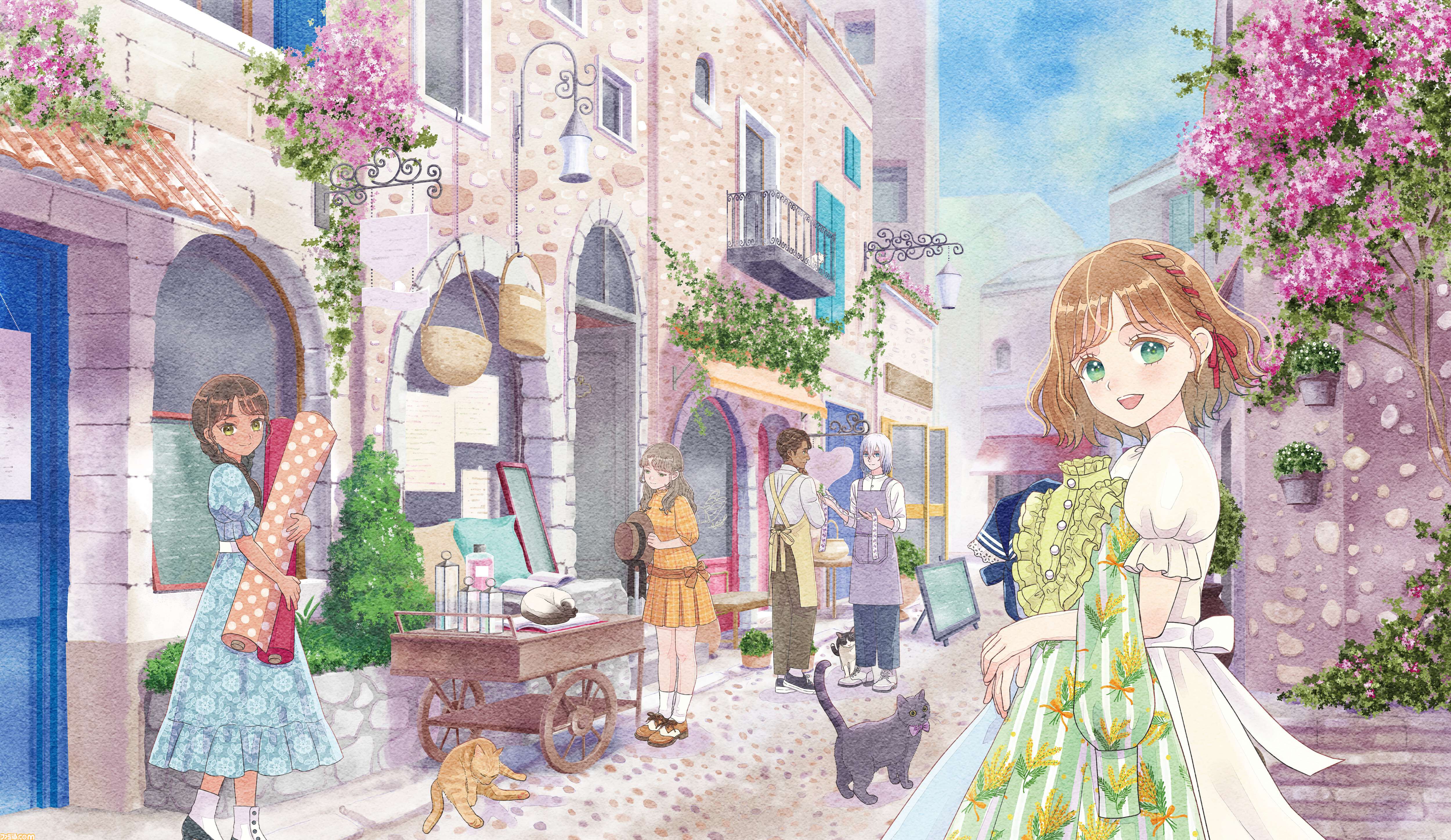 新作『マジカルクラフト 猫と魔法のドレス』はいろいろな“カワイイ”を詰め込んだドレス作り＆着せ替えゲーム。猫は17匹登場。内容深堀りインタビュー