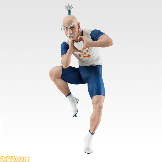 『ハンターハンター』ゴンさんの全長1メートルにおよぶフィギュアが登場。天を衝くような長い髪を再現。8月29日発売の一番くじのラストワン賞に
