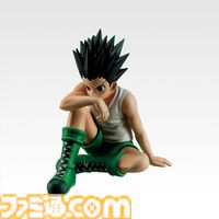 『ハンターハンター』ゴンさんの全長1メートルにおよぶフィギュアが登場。天を衝くような長い髪を再現。8月29日発売の一番くじのラストワン賞に