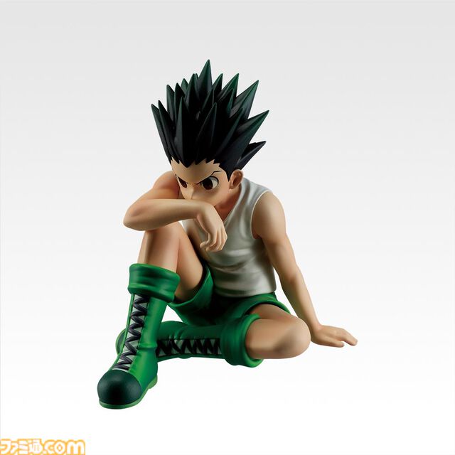 『ハンターハンター』ゴンさんの全長1メートルにおよぶフィギュアが登場。天を衝くような長い髪を再現。8月29日発売の一番くじのラストワン賞に