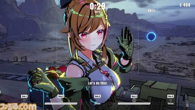 『タレットと少女』タレット乗り少女がエイリアンの大群を迎撃する防衛シューター、8月25日発売。ダメージを受けると衣服が破れるお色気要素も