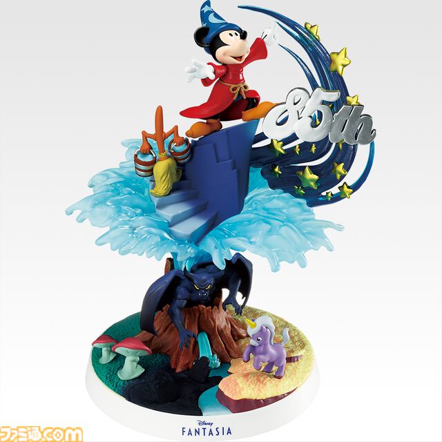 ディズニー映画『ファンタジア』一番くじが本日（8/8）発売。ほうきのミニフィギュアチャームがかわいい。『蒸気船ウィリー』のグッズも登場
